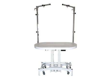 Groom-X Compact Oval electric grooming table with light