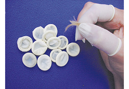 Show Tech Finger Cots for Dogs, White, 100 pcs.