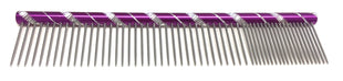 Pet Beauty Grooming Styling Comb 20cm, 80/20 coarse/fine teeth 