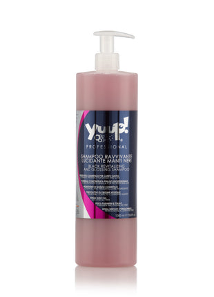 Color-refreshing shine shampoo for black fur | Yuup!-Professional