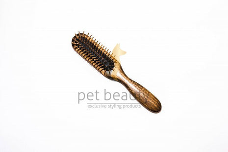 Dog brush | PET BEAUTY PREMIUM NATURAL | Wooden pencils | exclusive dog brush