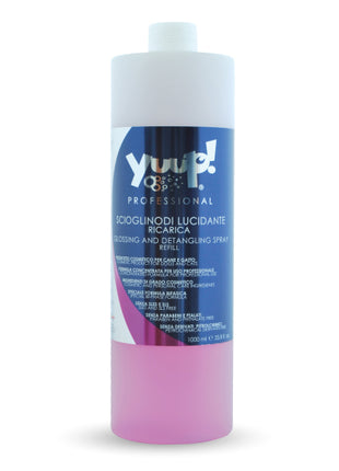 Shine and detangler spray refill pack REFILL | 1000ml | Yuup! Professional