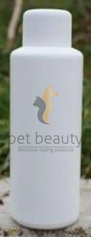 Plastic bottle made of HDPE 1000ml | white | including spray insert