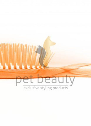 Hundebürste | pet beauty deluxe Natur, 27mm Holzstifte | Olivenholz