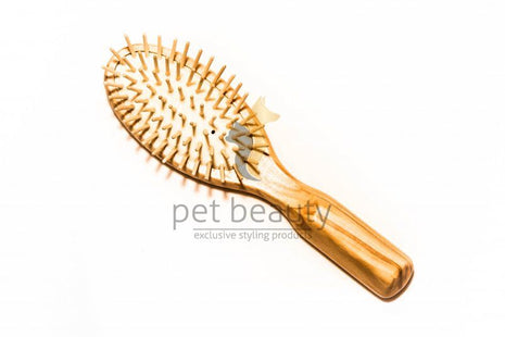 Dog brush | pet beauty deluxe nature, 20 mm wooden pencils | Olive wood