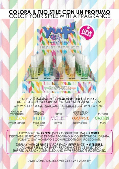 Yuup! Perfume product display