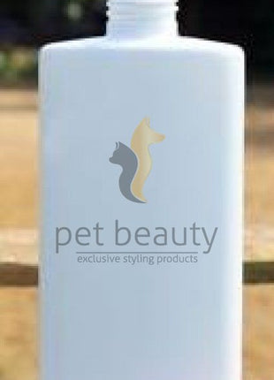 Plastic bottle made of HDPE 200ml | white | including spray insert