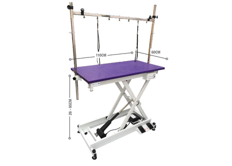 Groom-X LowLine Salon grooming table purple