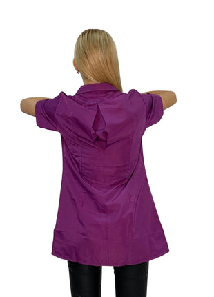 pet beauty smock Moderna purple