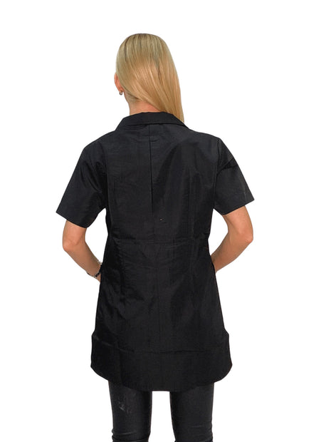 pet beauty smock Moderna black