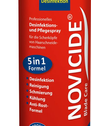 Novicide Blade Care | Prof. Desinfektions- und Pflegespray für Scherköpfe | ehem. Clippercide | 500ml