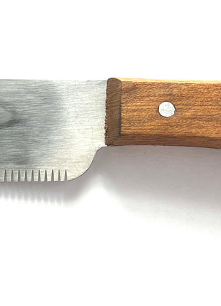 pet beauty Trimmmesser mit Holzgriff | Klassik groß | Gesamtlänge 16.5 cm