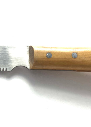 pet beauty Trimmmesser Set | 3 Stück | brauner Holzgriff | Gesamtlänge 17cm