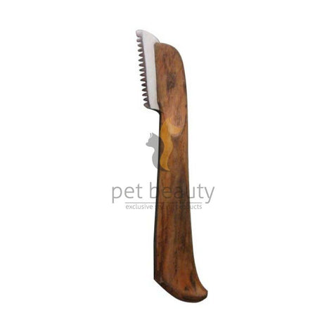 Trim knife wooden handle