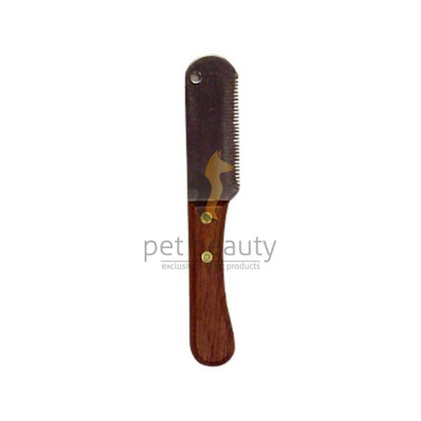Trim knife wooden handle