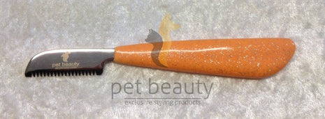 Trim knife plastic handle orange